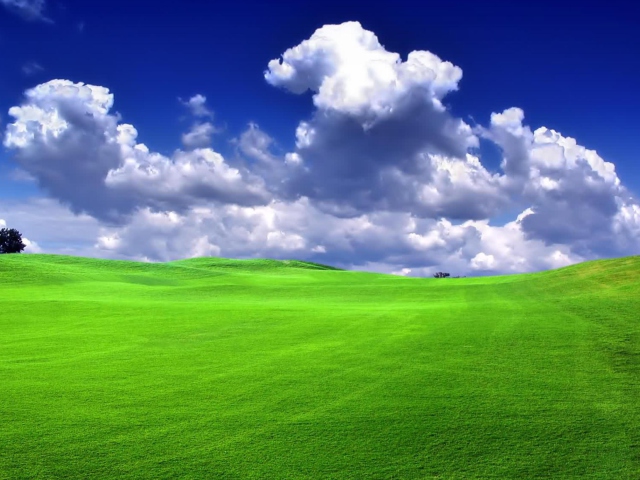 Fondo de pantalla Windows XP Sky 640x480