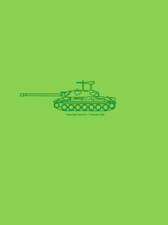 Screenshot №1 pro téma Sketch Of Tank 240x320