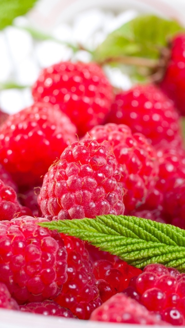 Plate Of Raspberries screenshot #1 360x640