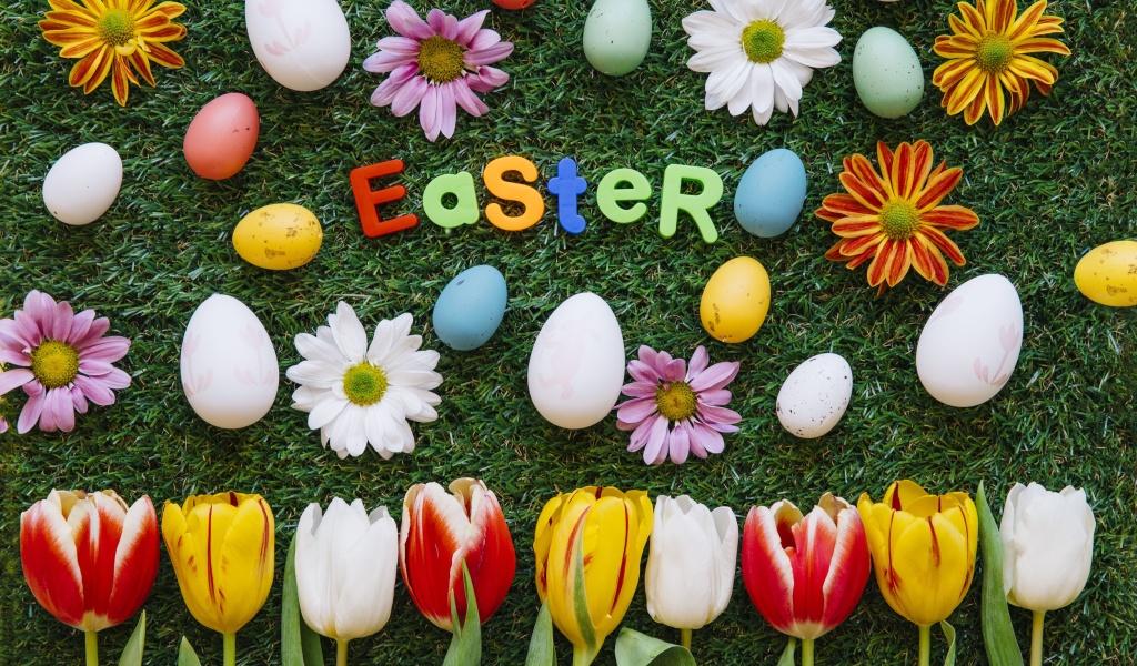 Easter Holiday wallpaper 1024x600