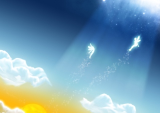 Angels In The Sky - Obrázkek zdarma pro Fullscreen Desktop 1400x1050