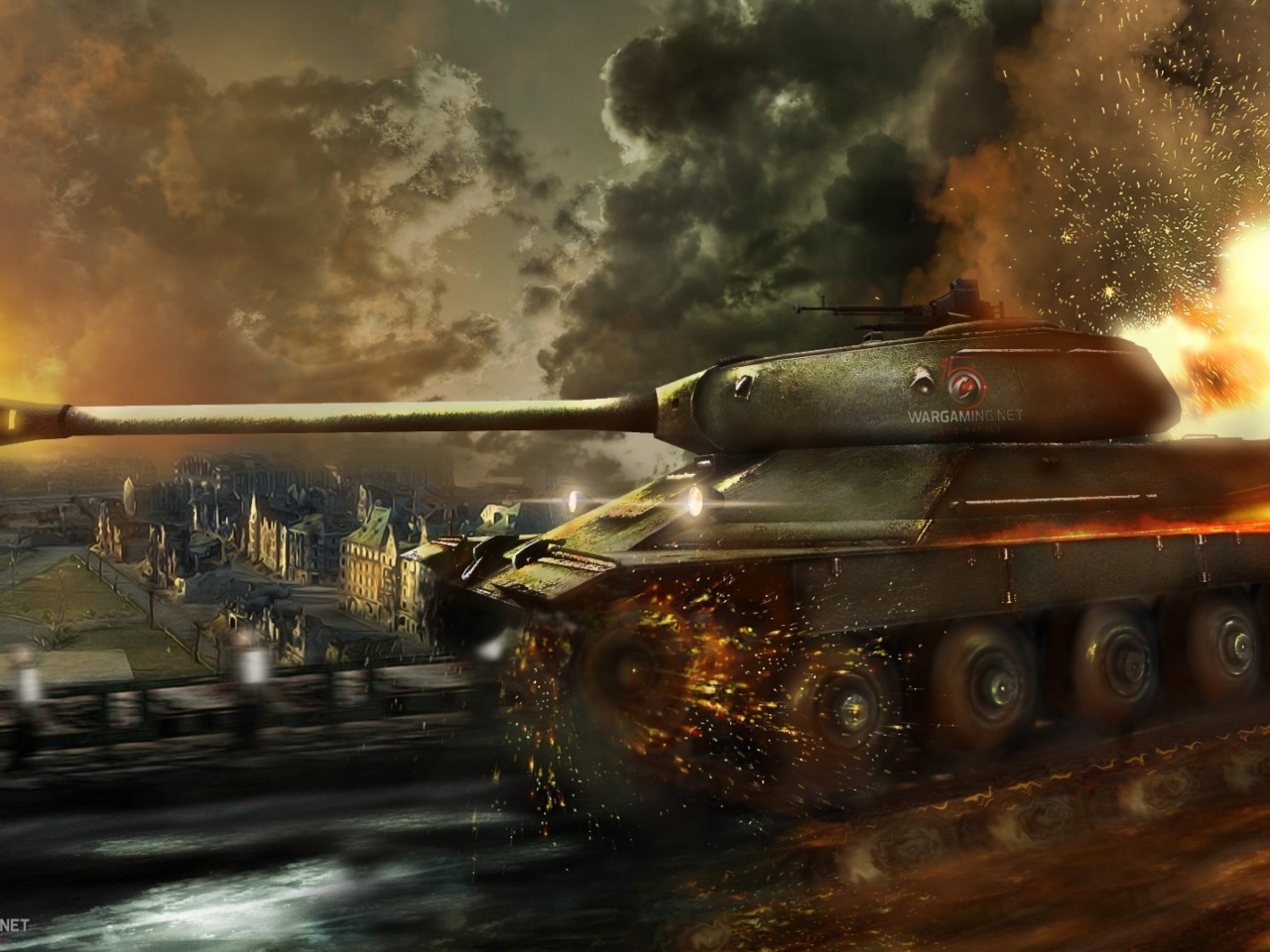 Screenshot №1 pro téma World of Tanks, IS 6 Panzer tank 1280x960