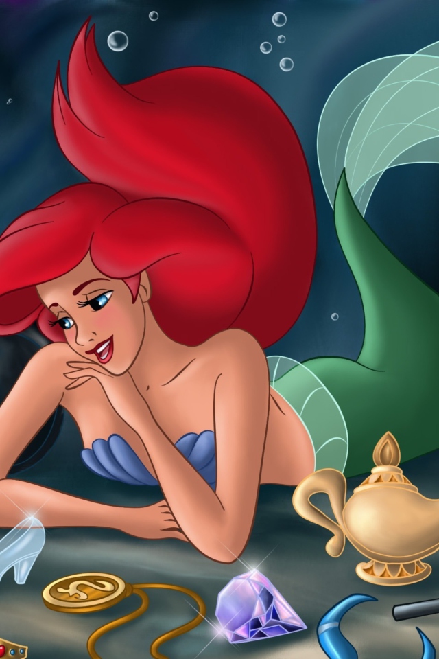 Screenshot №1 pro téma The Little Mermaid Dreaming 640x960