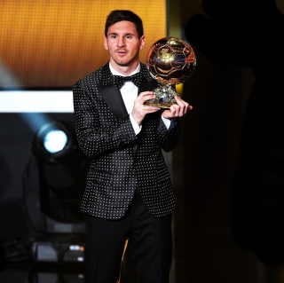 Kostenloses Lionel Messi Football Star Wallpaper für iPad 3