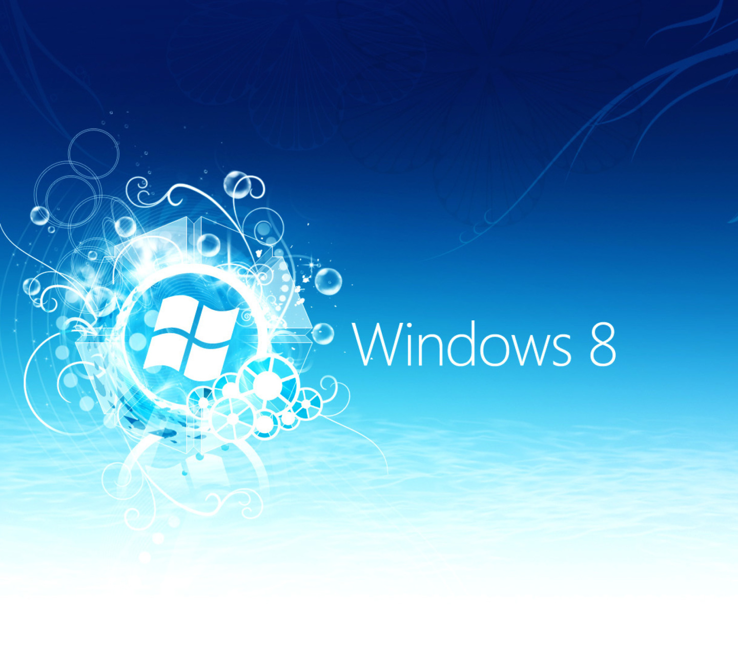 Fondo de pantalla Windows 8 Blue Logo 1440x1280