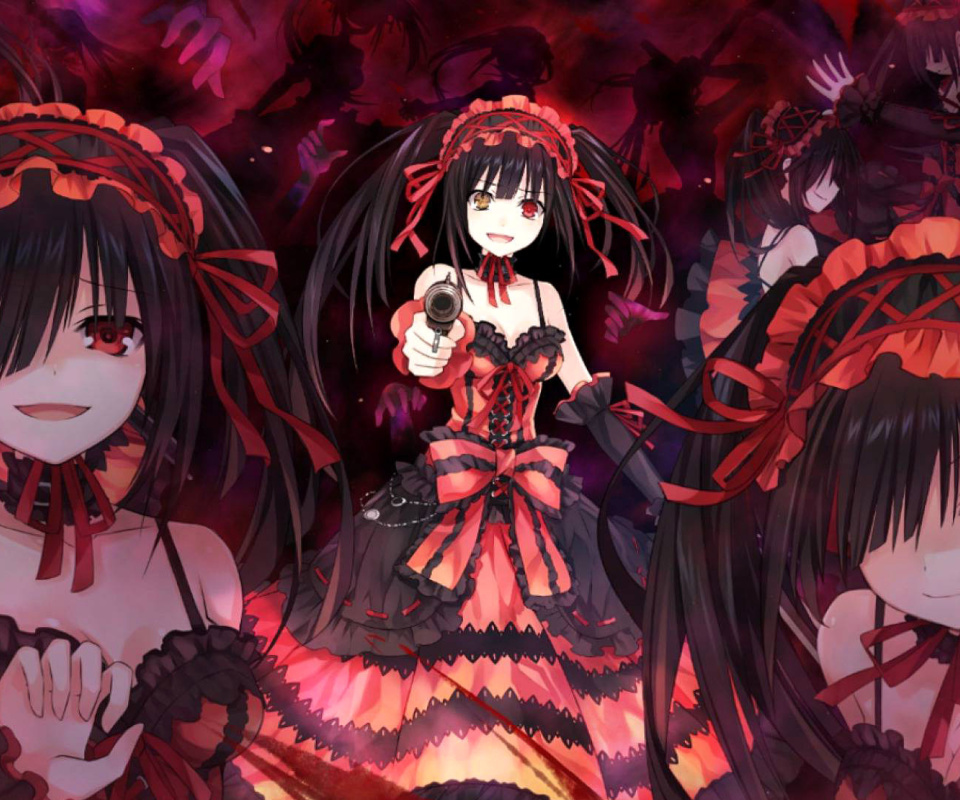 Das Date A Live Kurumi Tokisaki Wallpaper 960x800