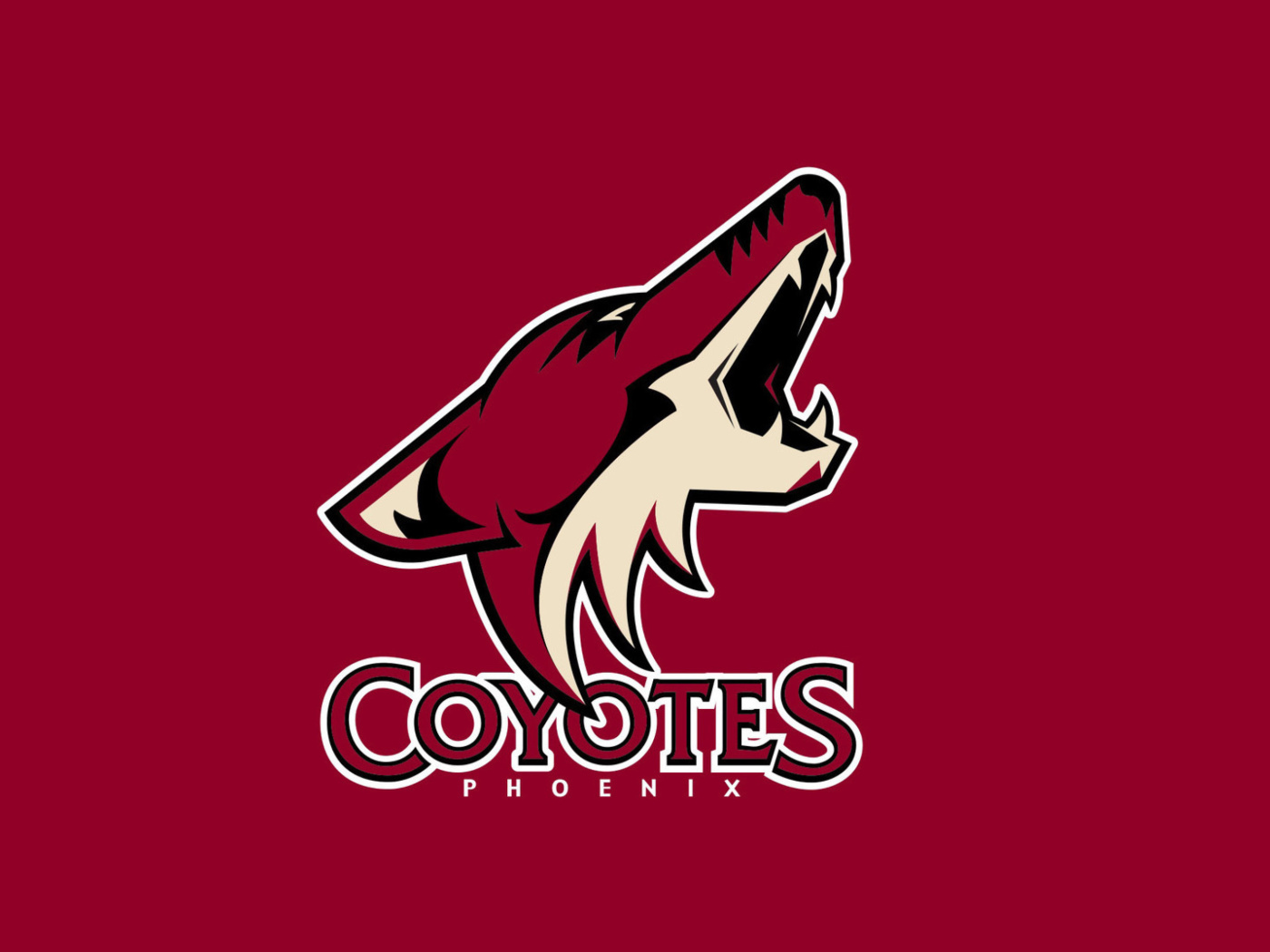 Das Phoenix Coyotes NHL Team Wallpaper 1400x1050