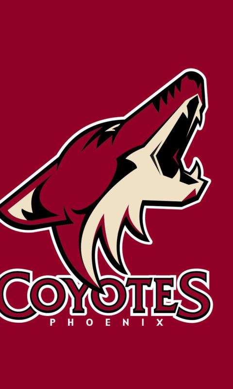 Das Phoenix Coyotes NHL Team Wallpaper 480x800