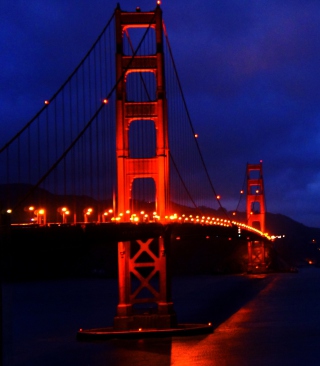 Kostenloses Golden Gate Bridge Wallpaper für Nokia 5800 XpressMusic