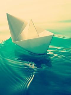 Screenshot №1 pro téma Paper Boat 240x320