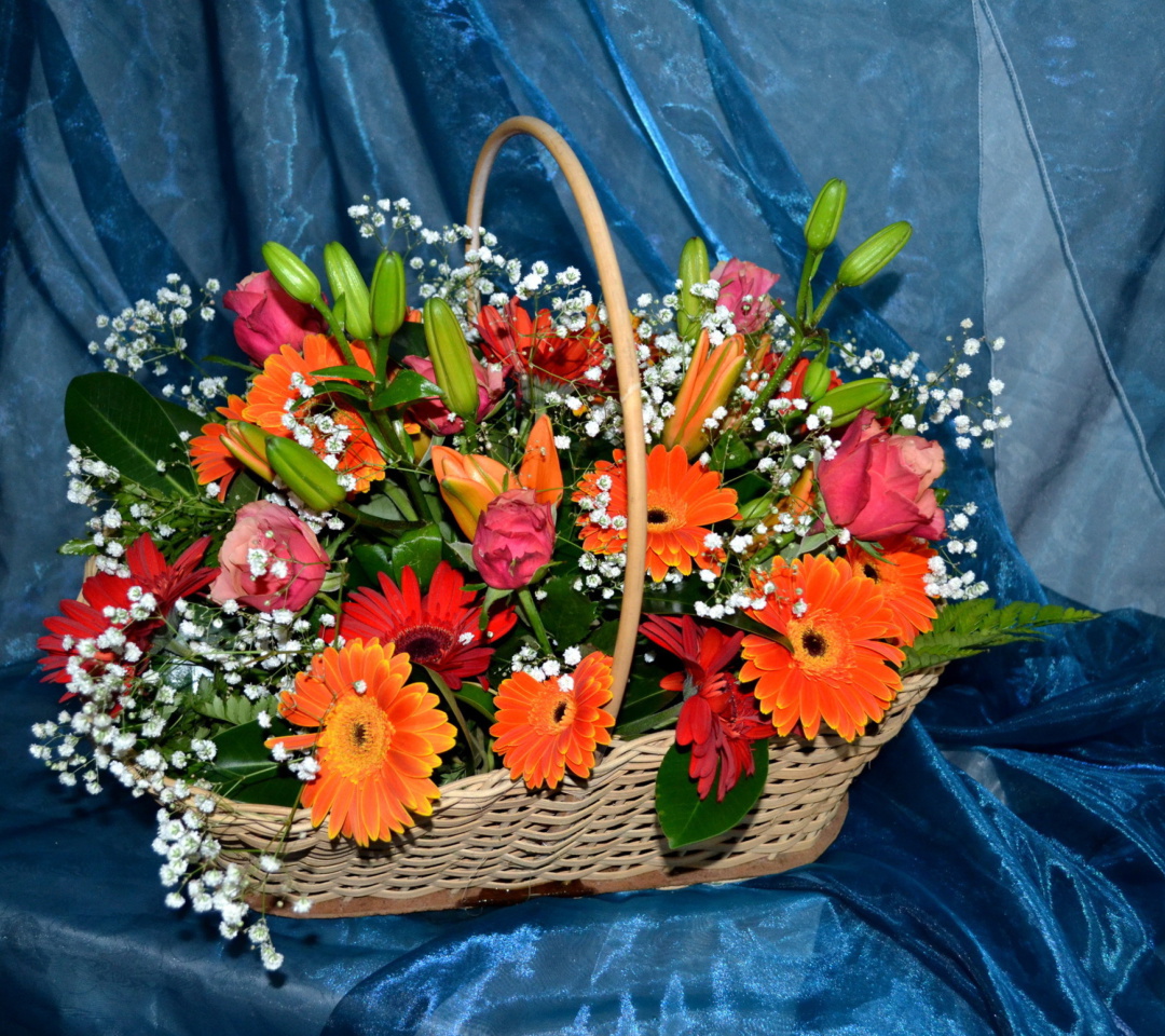 Gerbera Bouquet wallpaper 1080x960