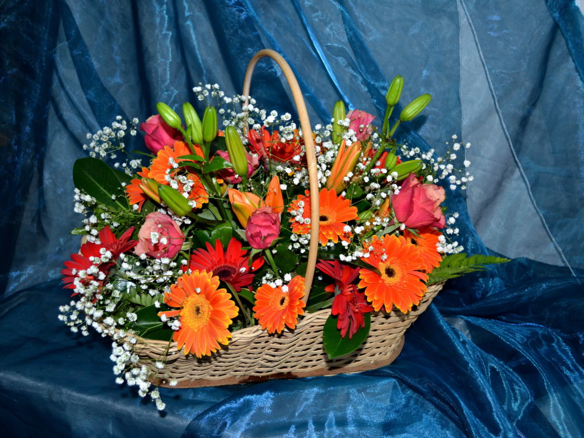 Gerbera Bouquet wallpaper 1152x864