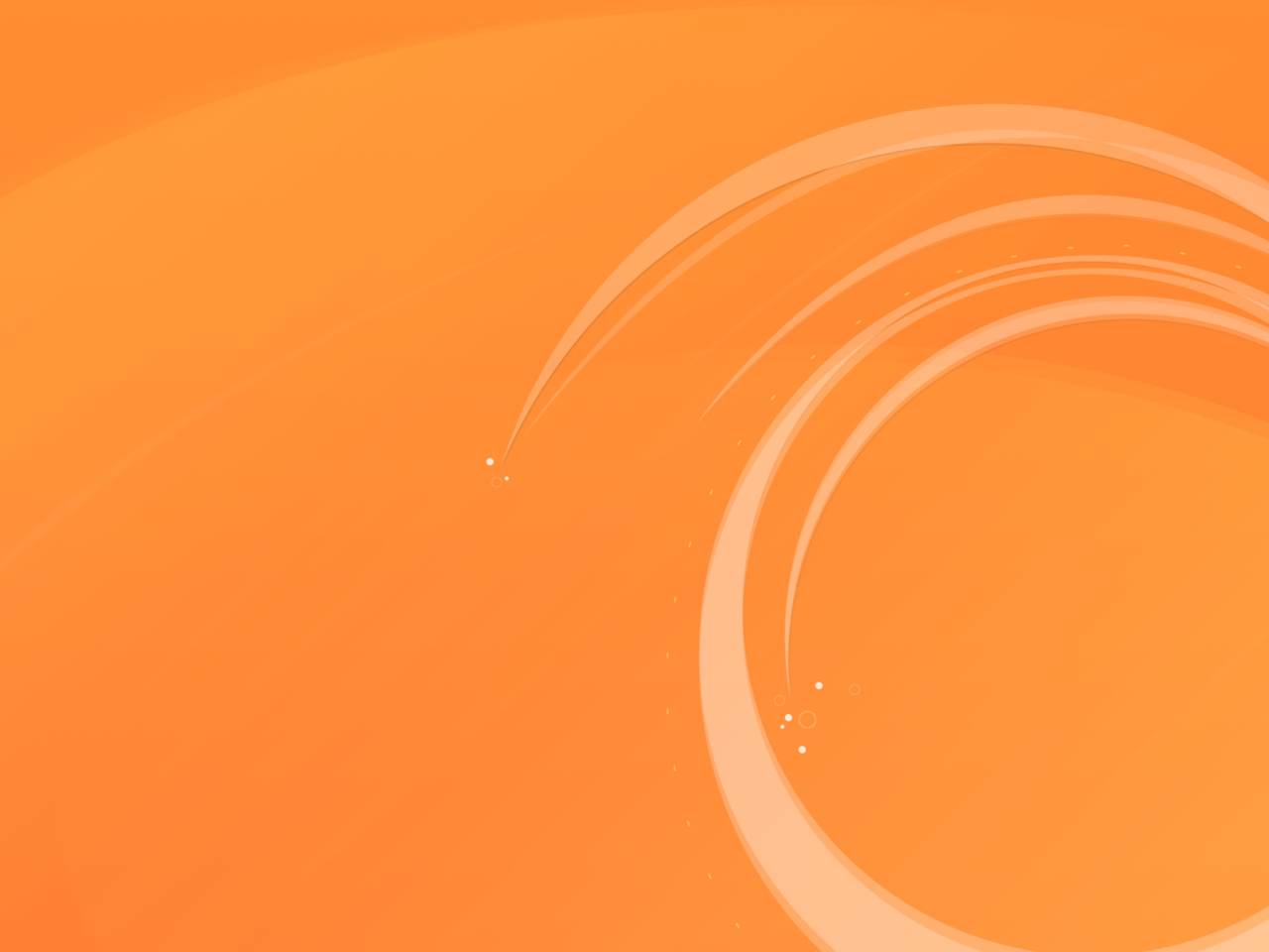 Screenshot №1 pro téma Orange Ring 1280x960