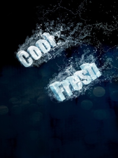 Обои Cool & Fresh 240x320