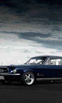 Fondo de pantalla Ford Mustang 1967 240x400