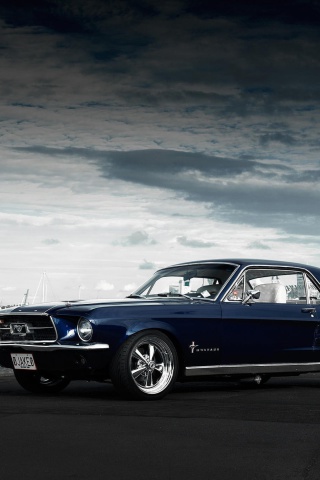 Fondo de pantalla Ford Mustang 1967 320x480