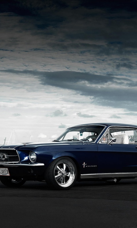 Sfondi Ford Mustang 1967 480x800