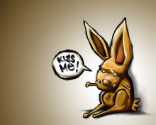 Screenshot №1 pro téma Kiss Me Bunny 220x176