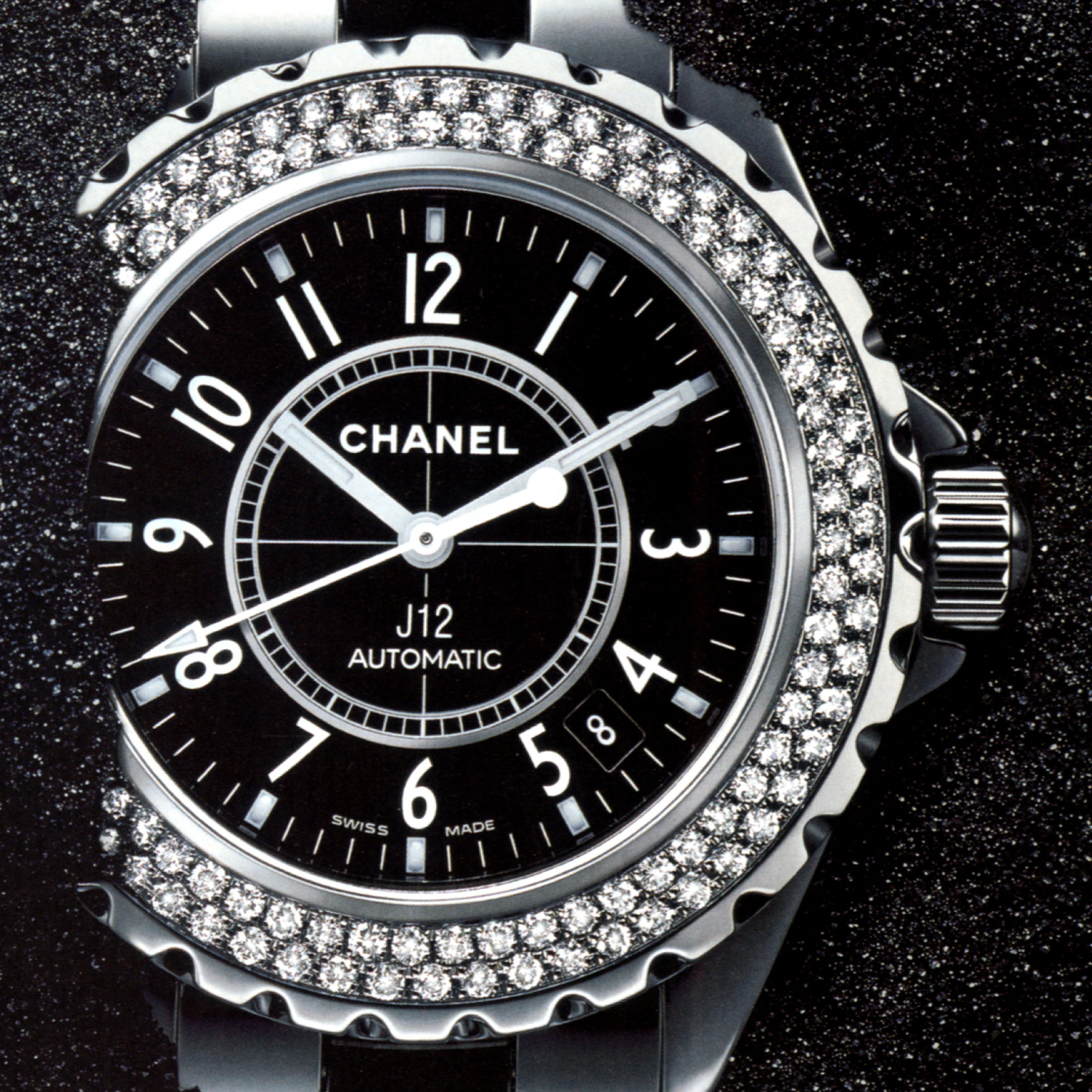 Chanel Diamond Watch wallpaper 2048x2048