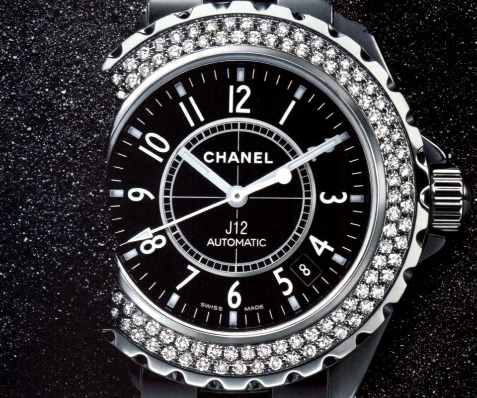 Das Chanel Diamond Watch Wallpaper 960x800