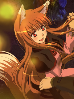 Screenshot №1 pro téma Minitokyo Spice And Wolf 240x320