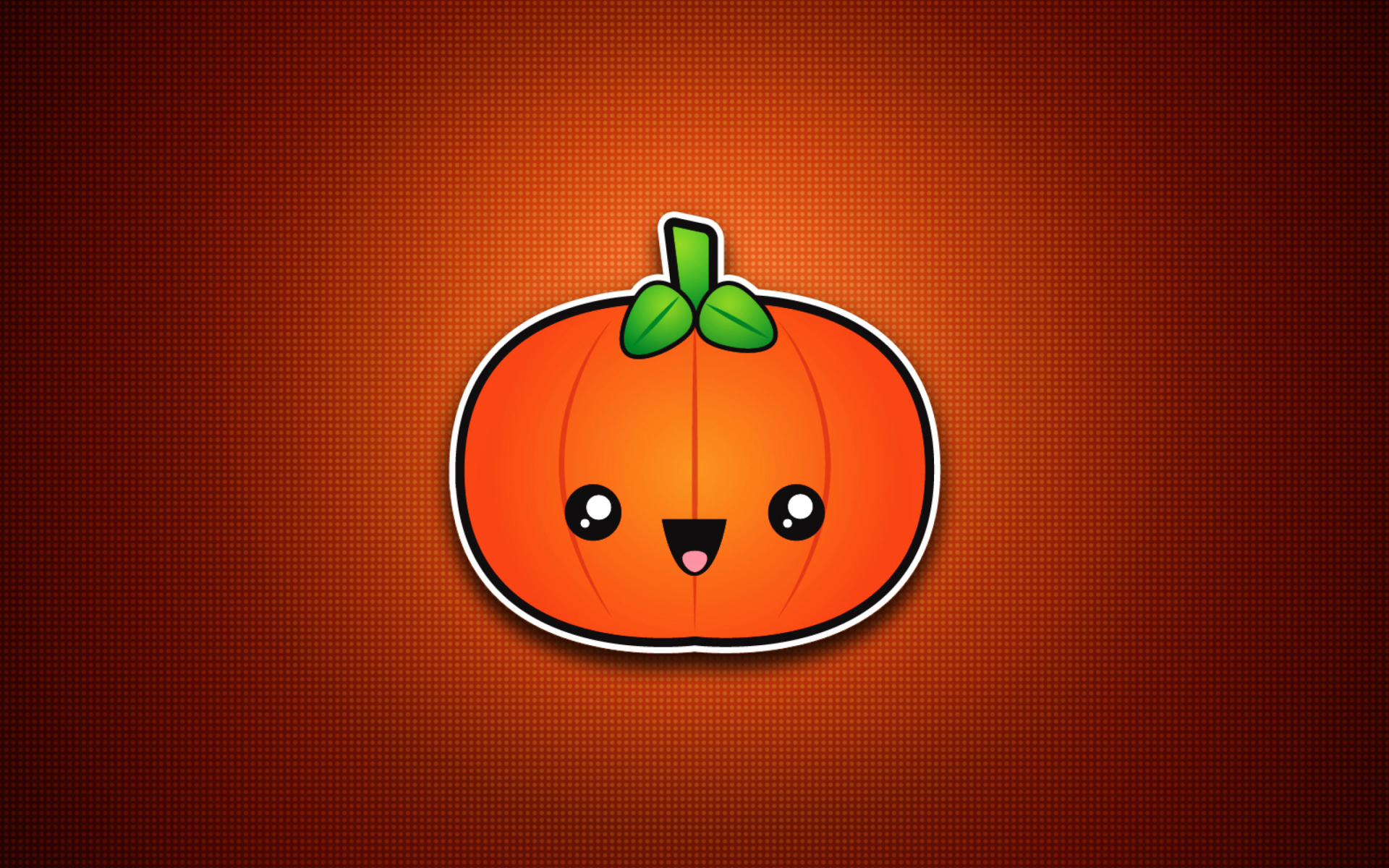 Fondo de pantalla Cute Orange Pumpkin 1920x1200