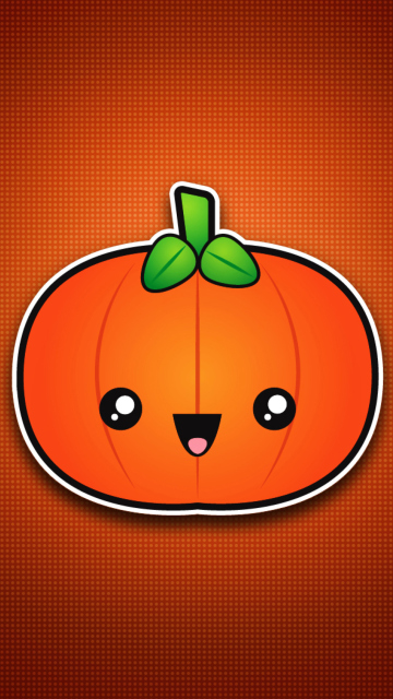 Fondo de pantalla Cute Orange Pumpkin 360x640
