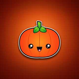 Kostenloses Cute Orange Pumpkin Wallpaper für iPad Air