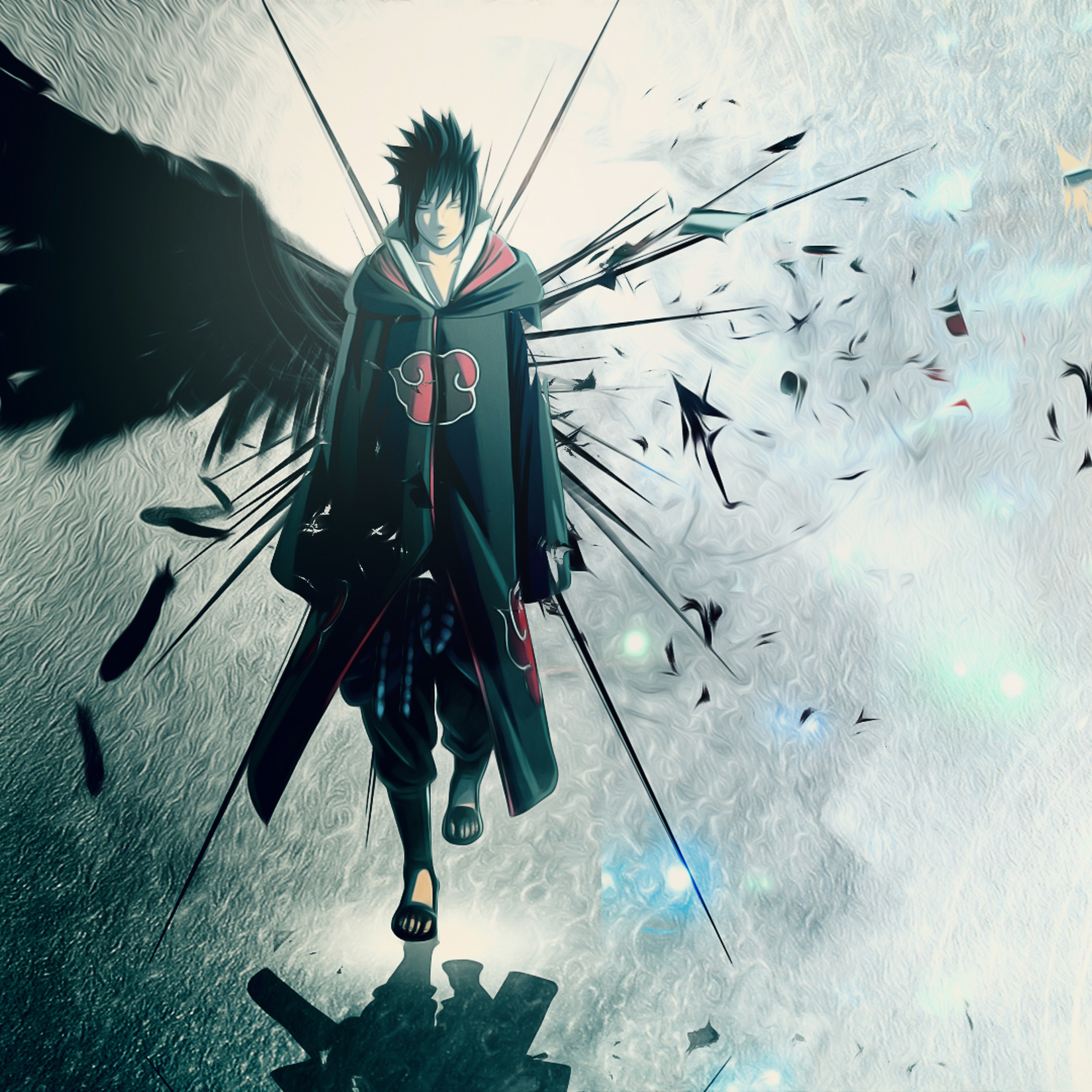 Screenshot №1 pro téma Naruto, Sasuke 2048x2048