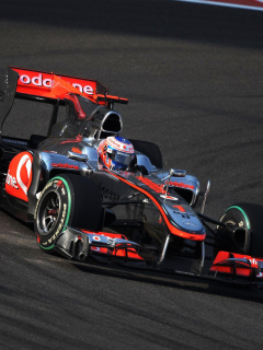 Sfondi Jenson Button - Mclaren F1 240x320