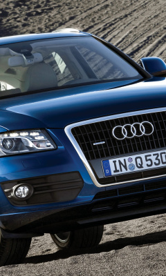 Fondo de pantalla Audi Q5 Blue 240x400