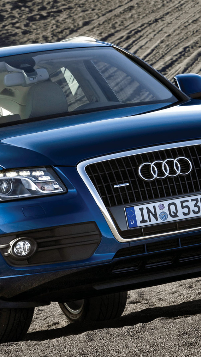 Screenshot №1 pro téma Audi Q5 Blue 640x1136