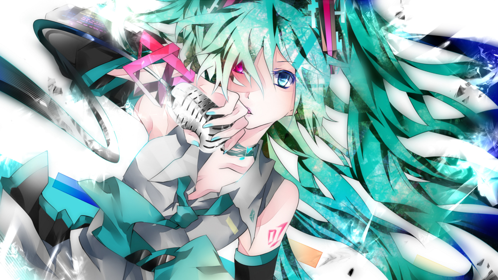 Fondo de pantalla Hatsune Miku, Vocaloid 1600x900