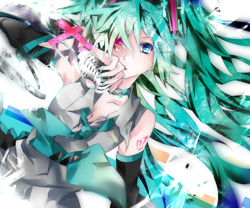 Hatsune Miku, Vocaloid wallpaper 960x800