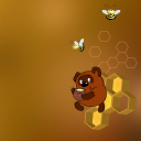 Fondo de pantalla Winnie-The-Pooh And Honey 128x128