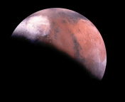 Обои Mars Eclipse 176x144