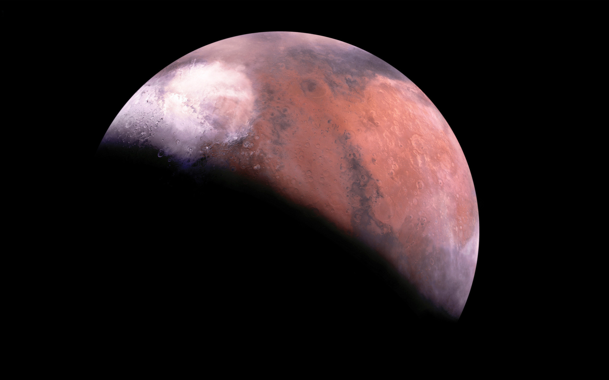 Обои Mars Eclipse 2560x1600