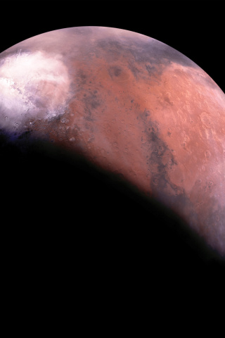 Fondo de pantalla Mars Eclipse 320x480