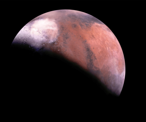 Das Mars Eclipse Wallpaper 480x400