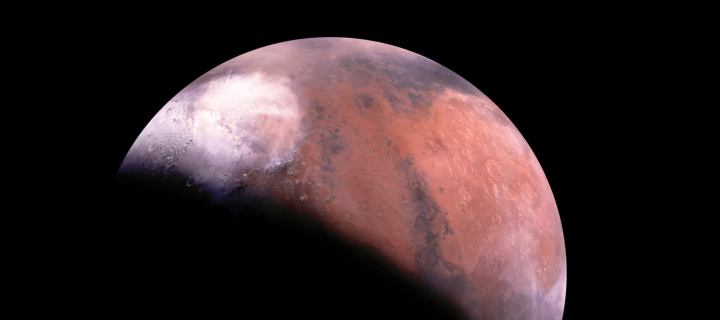 Mars Eclipse wallpaper 720x320