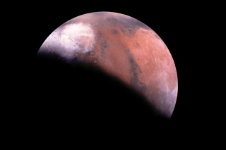 Mars Eclipse Wallpaper for Android, iPhone and iPad