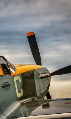 Fondo de pantalla North American P 51 Mustang Air Fighter in World War 2 240x400