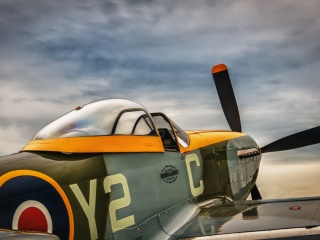 North American P 51 Mustang Air Fighter in World War 2 wallpaper 320x240