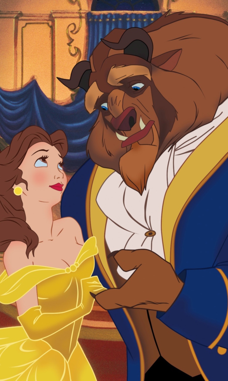 Das Beauty And The Beast Wallpaper 768x1280