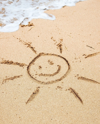 Sun On Sand - Obrázkek zdarma pro 640x960