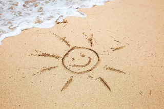 Sun On Sand - Obrázkek zdarma pro HTC Hero