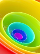 Screenshot №1 pro téma Rainbow Rings 132x176
