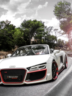 Das Audi R8 V10 Wallpaper 240x320