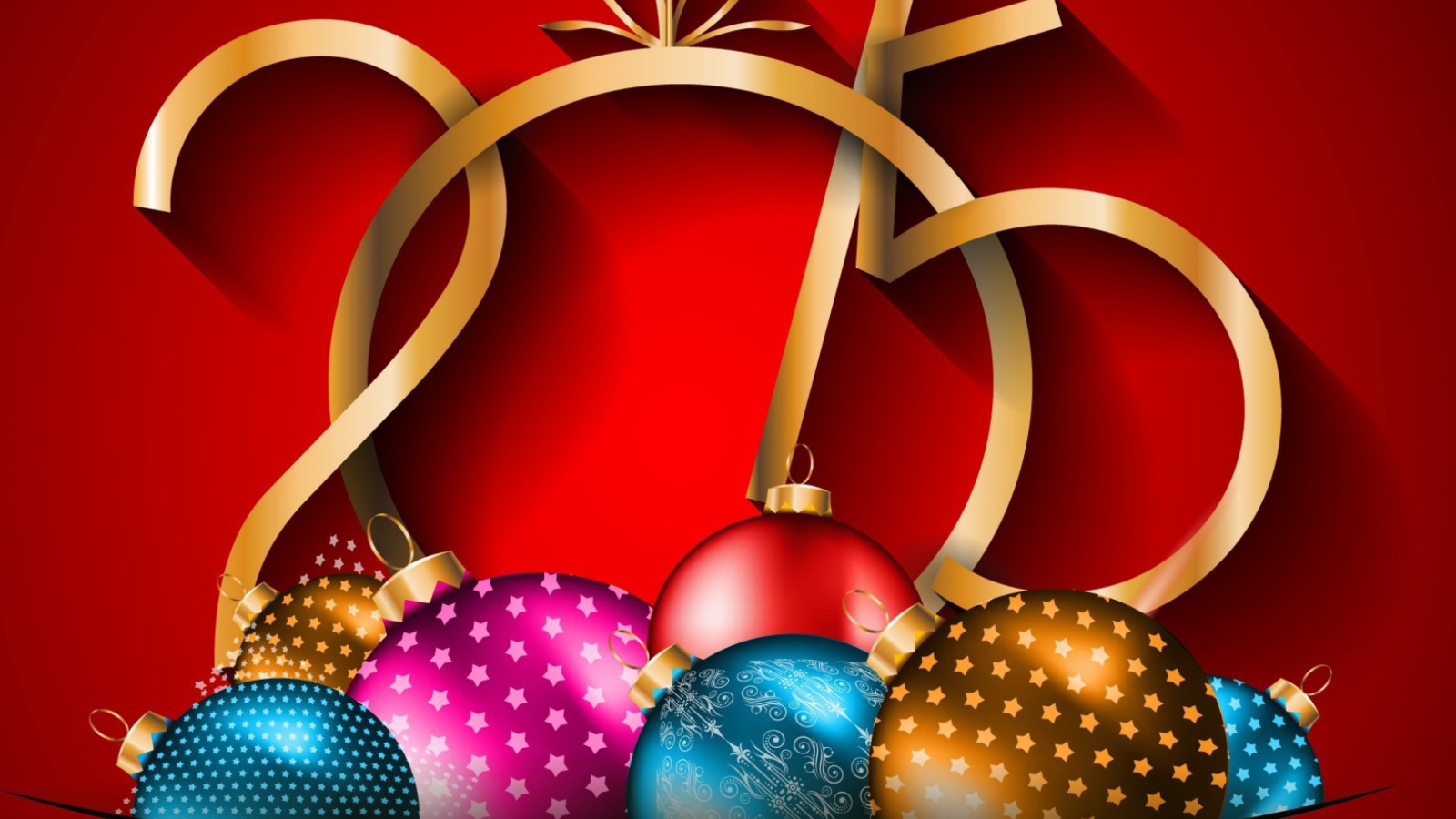 Screenshot №1 pro téma Happy New Year 2015 Decorations 1600x900