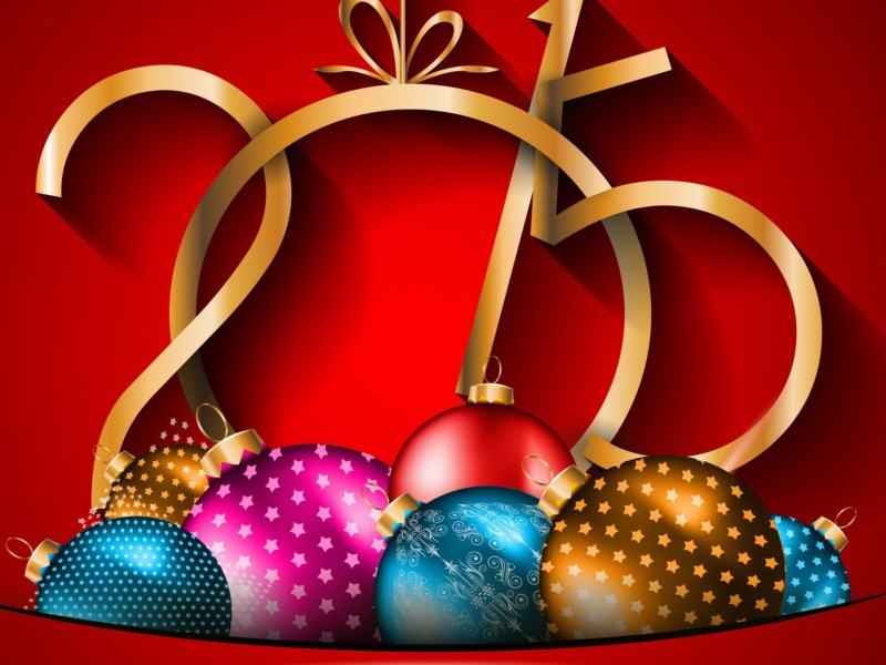 Screenshot №1 pro téma Happy New Year 2015 Decorations 800x600